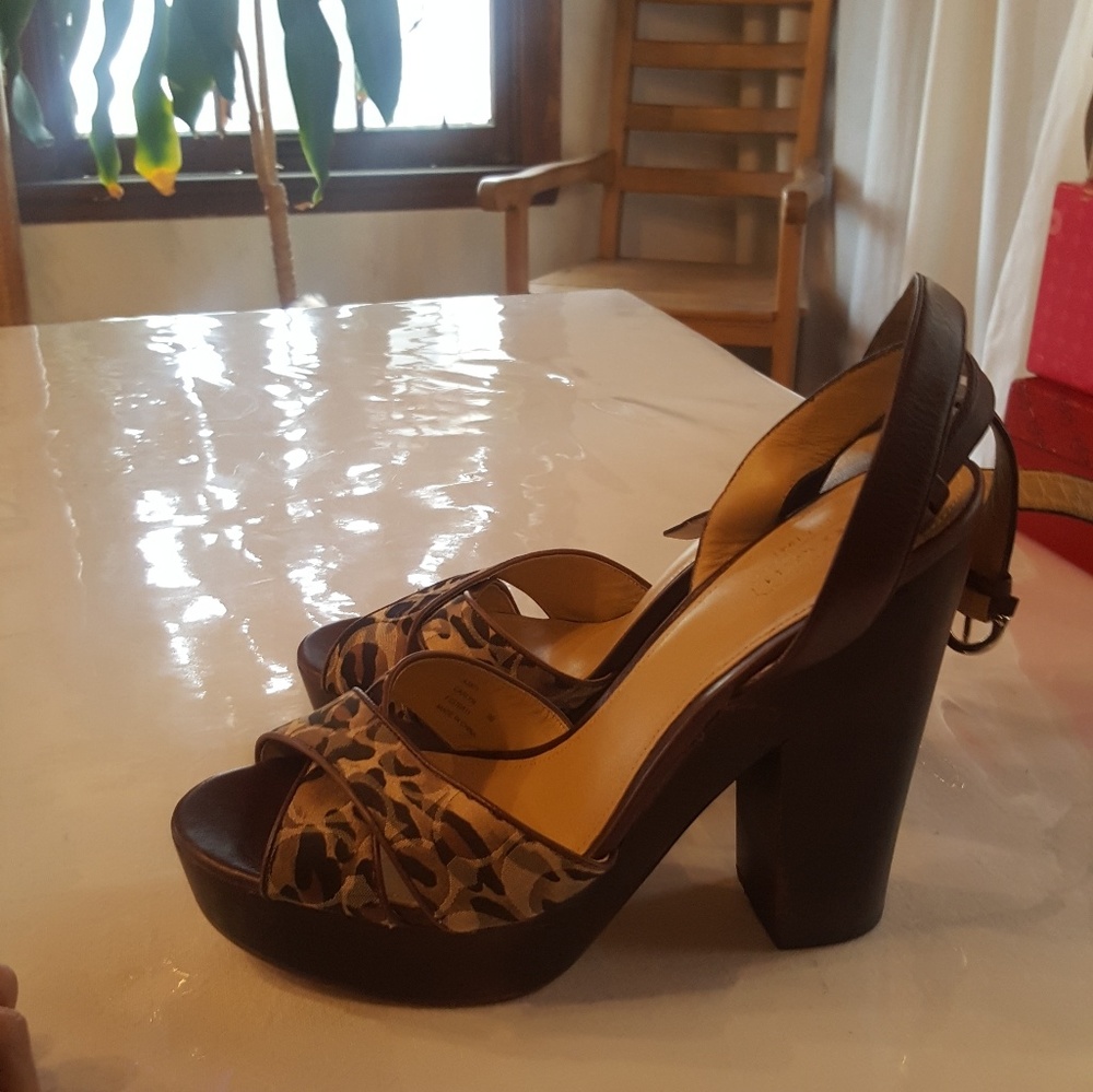 Coach Platform Heels